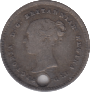 1838 MAUNDY TWOPENCE HOLED ( FINE ) - MAUNDY TWOPENCE - Cambridgeshire Coins