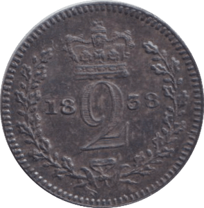 1838 MAUNDY TWOPENCE ( VF ) - MAUNDY TWOPENCE - Cambridgeshire Coins