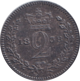 1838 MAUNDY TWOPENCE ( VF ) - MAUNDY TWOPENCE - Cambridgeshire Coins