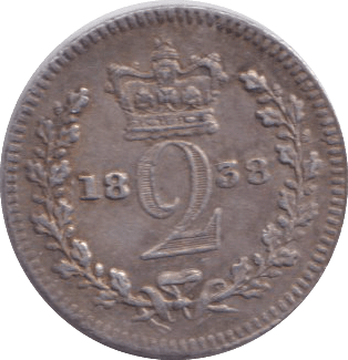 1838 MAUNDY TWOPENCE ( VF ) - MAUNDY TWOPENCE - Cambridgeshire Coins
