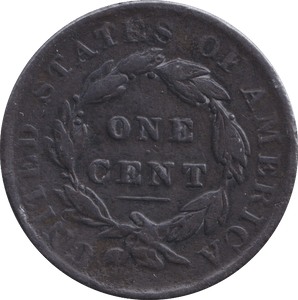 1838 ONE CENT USA - WORLD COINS - Cambridgeshire Coins