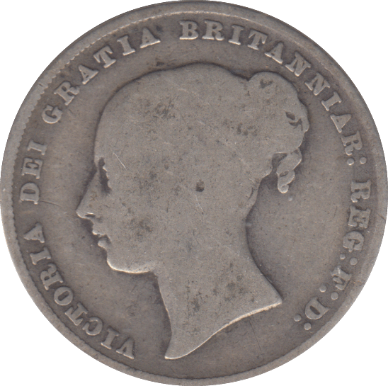 1838 ONE SHILLING ( FINE ) - SHILLING - Cambridgeshire Coins