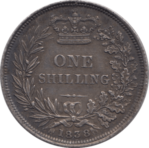 1838 SHILLING ( EF ) - Shilling - Cambridgeshire Coins