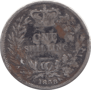 1838 SHILLING ( FAIR ) - SHILLING - Cambridgeshire Coins