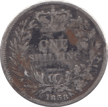 1838 SHILLING ( FAIR ) - SHILLING - Cambridgeshire Coins