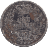 1838 SHILLING ( FAIR ) - SHILLING - Cambridgeshire Coins