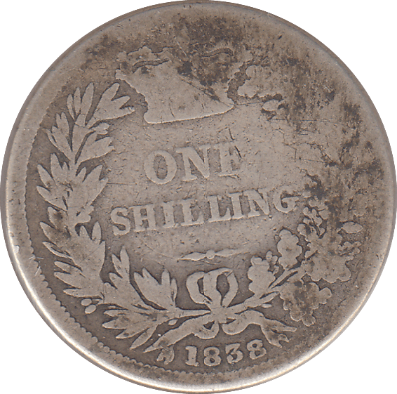 1838 SHILLING ( FAIR ) - SHILLING - Cambridgeshire Coins