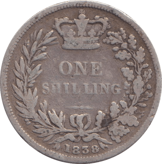 1838 SHILLING ( FINE ) - SHILLING - Cambridgeshire Coins