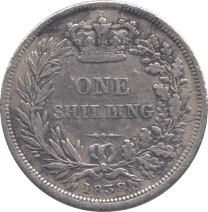 1838 SHILLING ( FINE ) - SHILLING - Cambridgeshire Coins