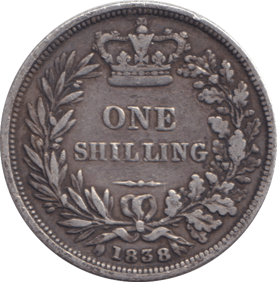 1838 SHILLING ( FINE ) - SHILLING - Cambridgeshire Coins