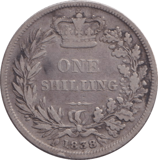 1838 SHILLING ( NF ) - SHILLING - Cambridgeshire Coins