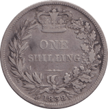 1838 SHILLING ( NF ) - SHILLING - Cambridgeshire Coins