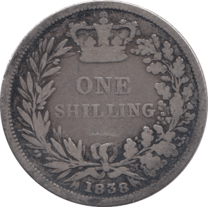 1838 SHILLING ( NF ) - Shilling - Cambridgeshire Coins