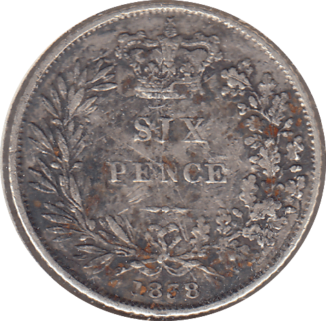 1838 SIXPENCE ( FINE ) - SIXPENCE - Cambridgeshire Coins