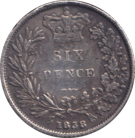 1838 SIXPENCE ( GVF ) - SIXPENCE - Cambridgeshire Coins