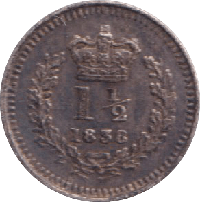 1838 THREE HALF PENCE ( GF ) - three half pence - Cambridgeshire Coins