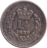 1838 THREE HALF PENCE ( VF ) - THREE HALF PENCE - Cambridgeshire Coins