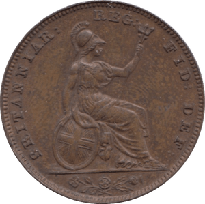 1839 FARTHING ( EF ) - FARTHING - Cambridgeshire Coins
