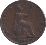 1839 FARTHING ( FINE ) - FARTHING - Cambridgeshire Coins