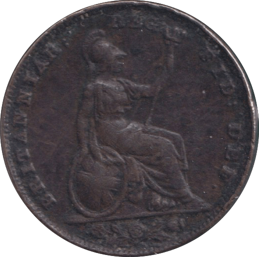 1839 FARTHING ( FINE ) - FARTHING - Cambridgeshire Coins