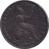 1839 FARTHING ( FINE ) - FARTHING - Cambridgeshire Coins