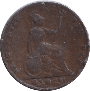1839 FARTHING ( FINE ) - FARTHING - Cambridgeshire Coins