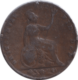 1839 FARTHING ( FINE ) - FARTHING - Cambridgeshire Coins
