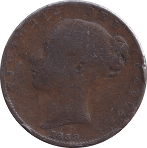 1839 FARTHING ( FINE ) - FARTHING - Cambridgeshire Coins