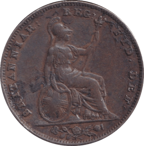 1839 FARTHING ( GVF ) - FARTHING - Cambridgeshire Coins