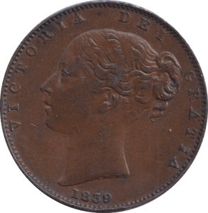 1839 FARTHING ISLE OF MAN - WORLD COINS - Cambridgeshire Coins