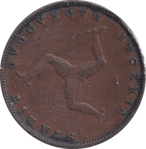 1839 FARTHING ISLE OF MAN - WORLD COINS - Cambridgeshire Coins
