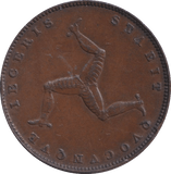 1839 FARTHING ISLE OF MAN - WORLD COINS - Cambridgeshire Coins