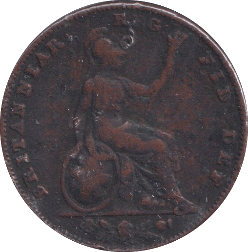 1839 FARTHING ( NF ) - FARTHING - Cambridgeshire Coins
