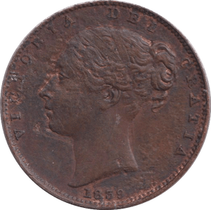 1839 FARTHING ( VF ) - FARTHING - Cambridgeshire Coins