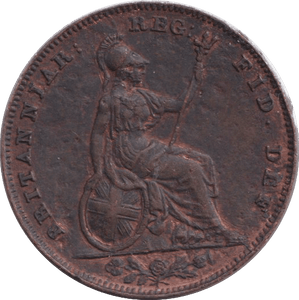 1839 FARTHING ( VF ) - FARTHING - Cambridgeshire Coins