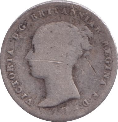 1839 FOURPENCE ( FINE ) - FOURPENCE - Cambridgeshire Coins