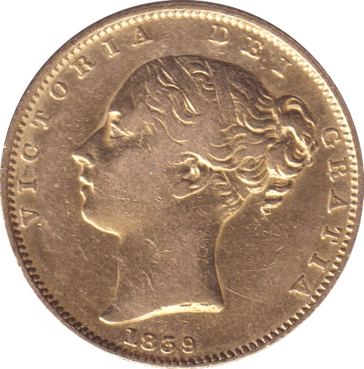 1839 GOLD SOVEREIGN ( GVF ) - SOVEREIGN - Cambridgeshire Coins