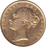1839 GOLD SOVEREIGN ( GVF ) - SOVEREIGN - Cambridgeshire Coins