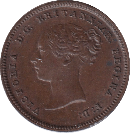 1839 HALF FARTHING ( UNC ) - HALF FARTHING - Cambridgeshire Coins