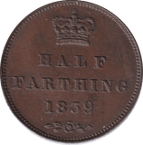 1839 HALF FARTHING ( UNC ) - HALF FARTHING - Cambridgeshire Coins