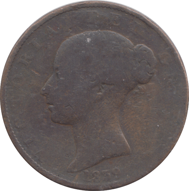 1839 HALF PENNY ISLE OF MAN - HALFPENNY - Cambridgeshire Coins