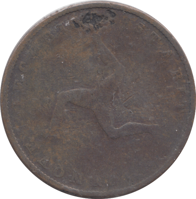 1839 HALF PENNY ISLE OF MAN - HALFPENNY - Cambridgeshire Coins