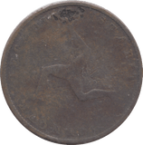 1839 HALF PENNY ISLE OF MAN - HALFPENNY - Cambridgeshire Coins
