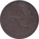 1839 HALFPENNY ISLE OF MAN - WORLD COINS - Cambridgeshire Coins