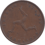 1839 HALFPENNY ISLE OF MAN - WORLD COINS - Cambridgeshire Coins