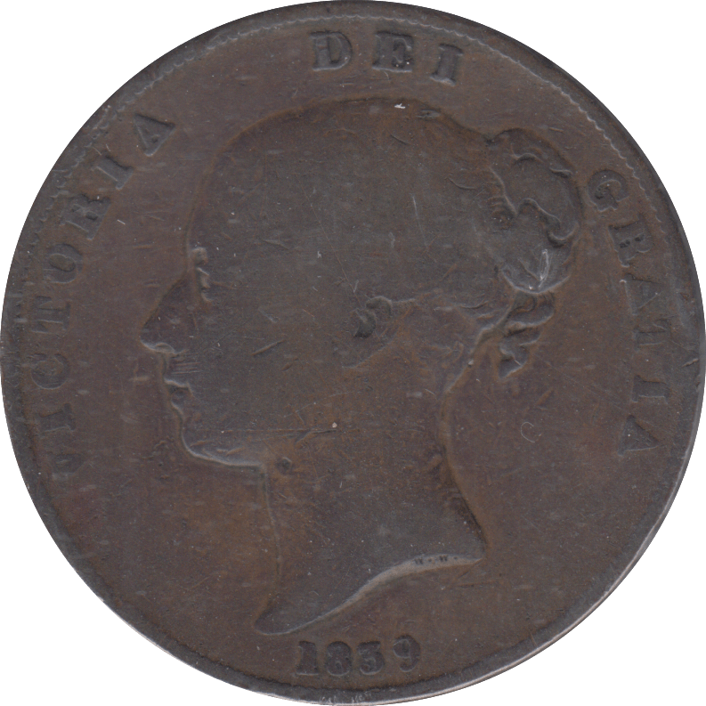 1839 IOM PENNY - WORLD COINS - Cambridgeshire Coins