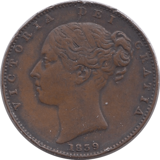 1839 ISLE OF MAN FARTHING - WORLD COINS - Cambridgeshire Coins