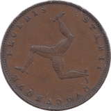 1839 ISLE OF MAN FARTHING - WORLD COINS - Cambridgeshire Coins