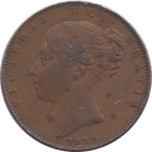 1839 ISLE OF MAN FARTHING - WORLD COINS - Cambridgeshire Coins