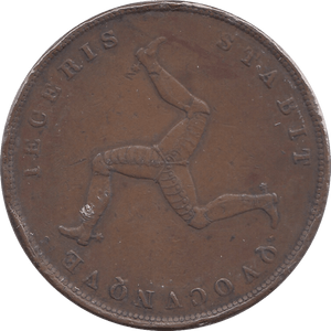 1839 ISLE OF MAN PENNY - WORLD COINS - Cambridgeshire Coins